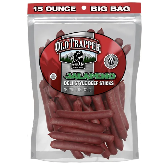 Old Trapper Deli Style Beef Sticks – Jalapeno