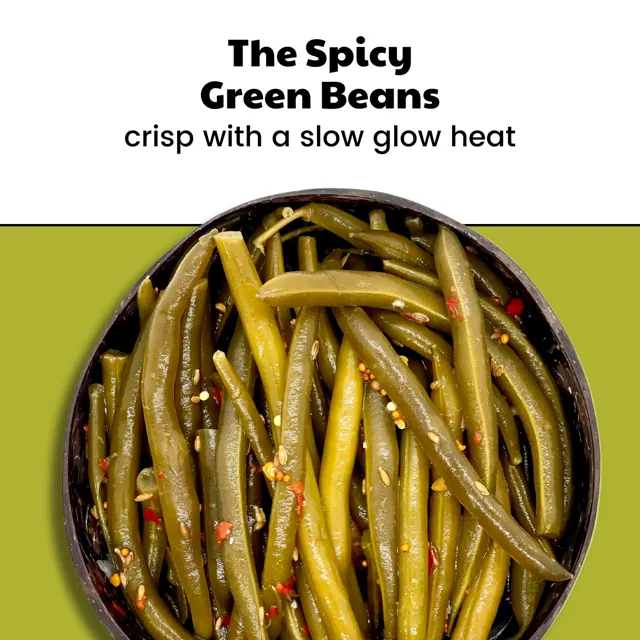 Olive My Pickle Spicy Fermented Green Beans