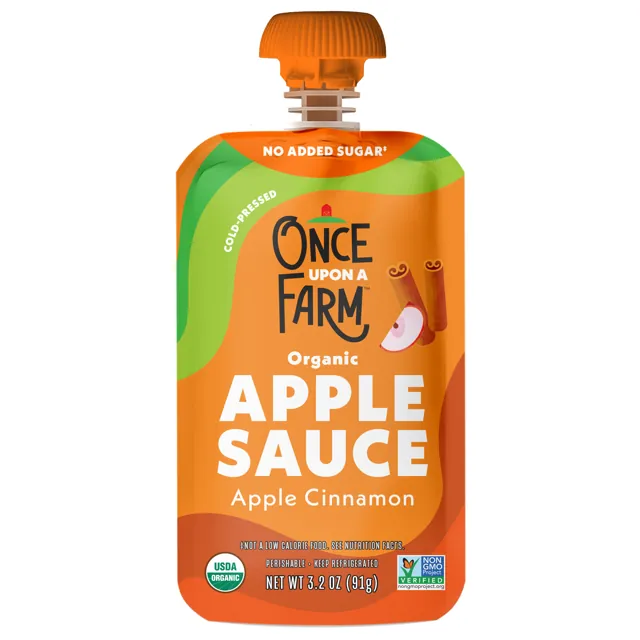 Once Upon a Farm Apple Cinnamon Applesauce