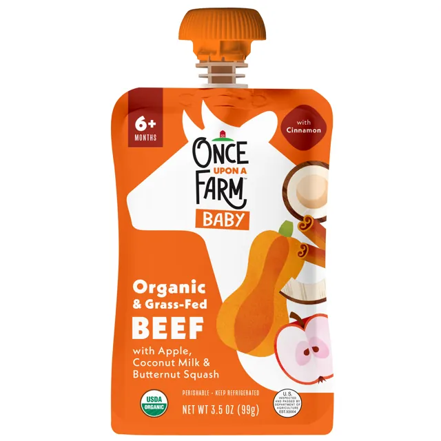 Once Upon a Farm Apple, Coconut Milk, Beef & Butternut Squash