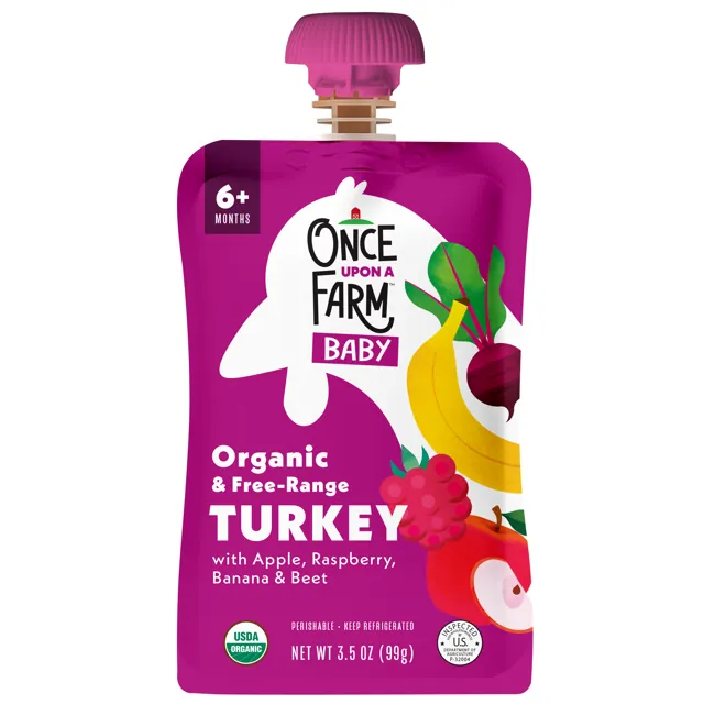 Once Upon a Farm Apple, Turkey, Raspberry & Banana
