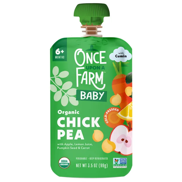 Once Upon a Farm Chickpea, Apple, Pumpkin Seed & Carrot Legume Blend