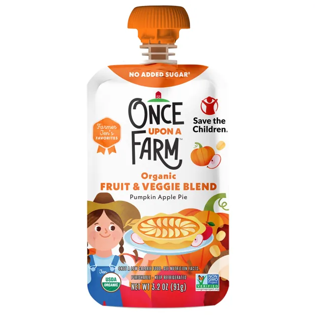 Once Upon a Farm Farmer Jen’s Pumpkin Apple Pie