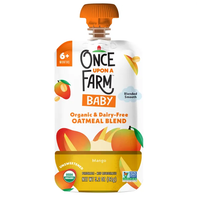 Once Upon a Farm Mango Baby Oatmeal Blend