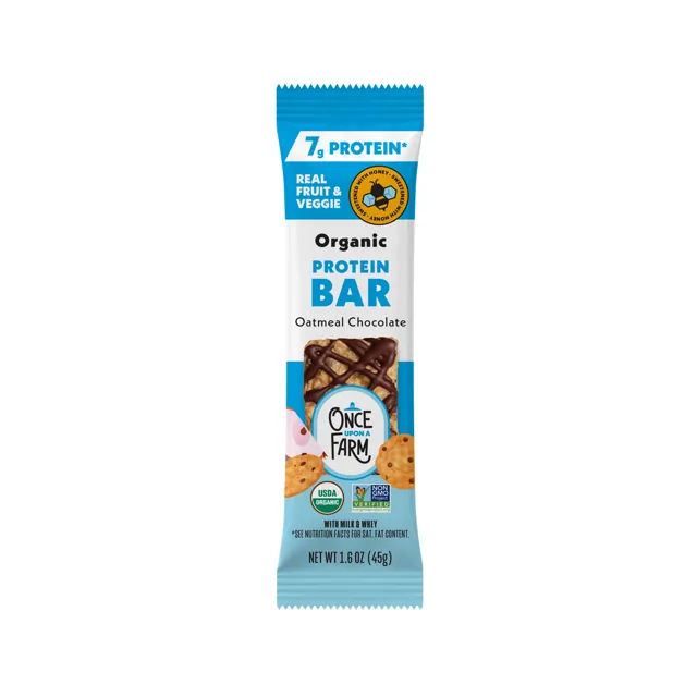 Once Upon a Farm Oatmeal Chocolate Protein Bar with Honey