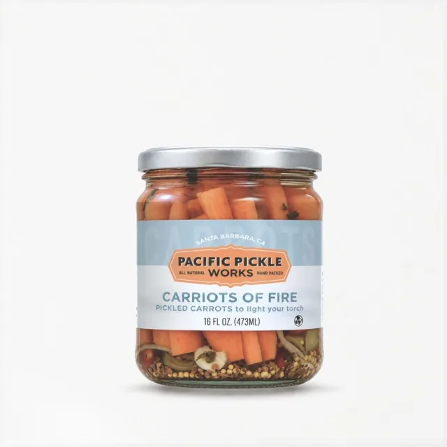 Pacific Pickle Works Carriots of Fire – Spicy Pickled Carrot Sticks