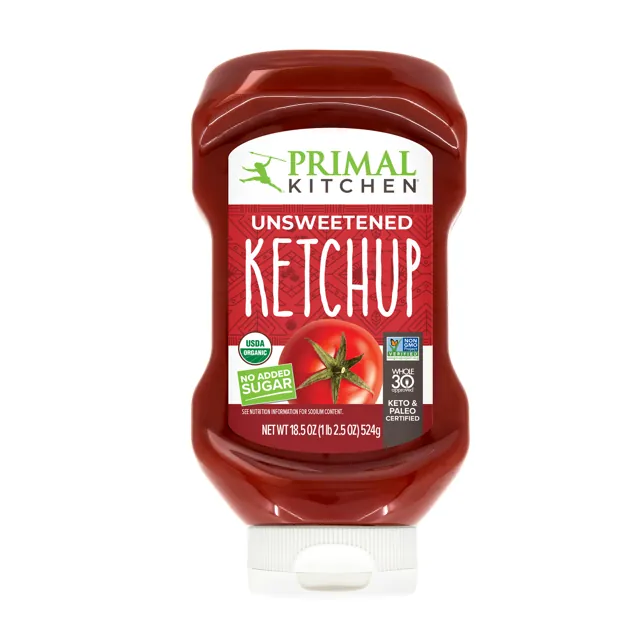 Primal Kitchen Organic Unsweetened Squeeze Ketchup