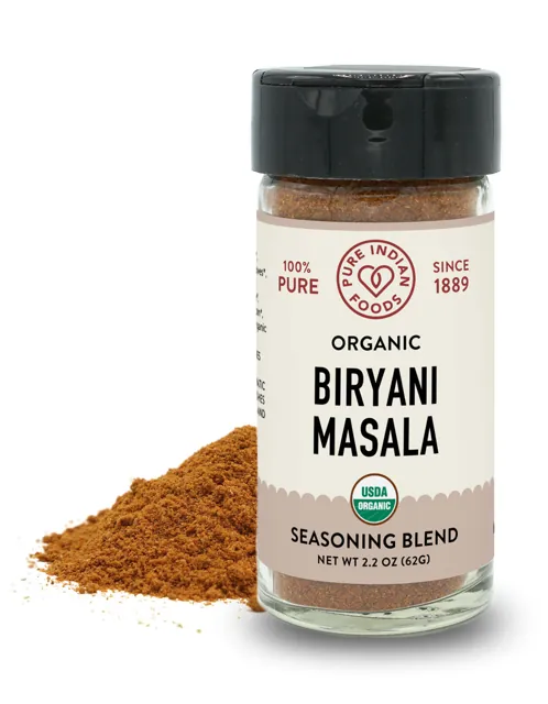 Pure Indian Foods Biryani Masala Seasoning, Certified Organic