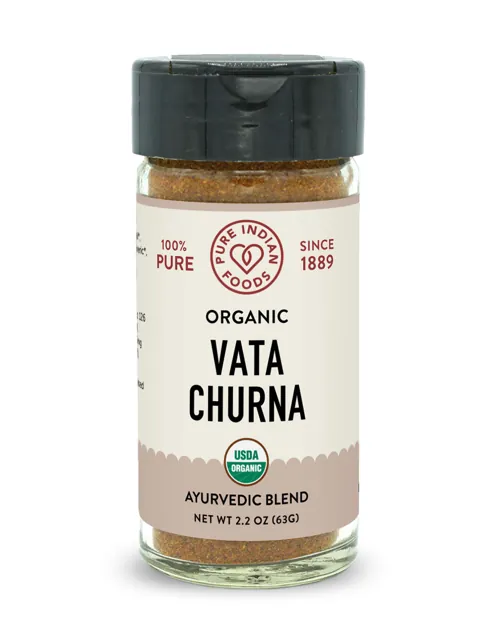 Pure Indian Foods Vata Churna, Certified Organic