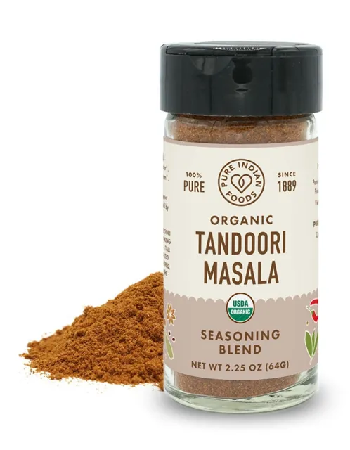 Pure Indian Foods Tandoori Masala Seasoning, Certified Organic