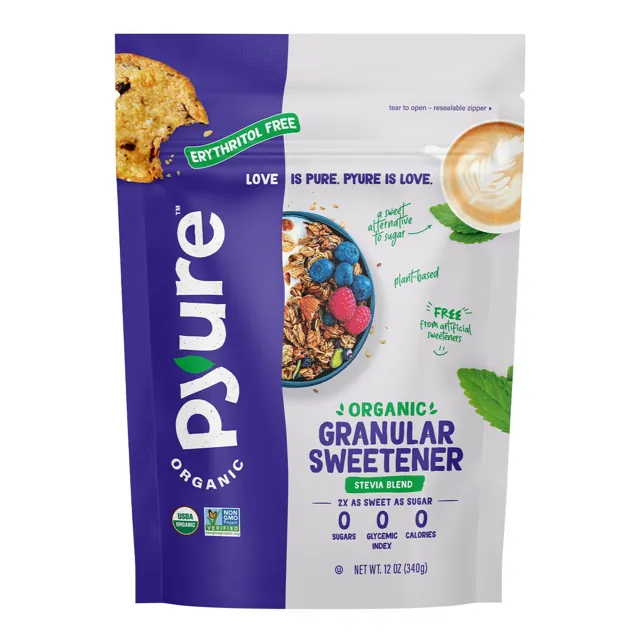 Pyure Organic Organic Granular Stevia Blend – Erythritol Free