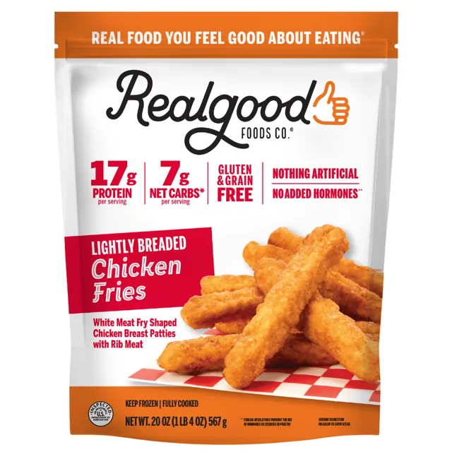 The Real Good Food Co. Lightly Breaded Chicken Fries