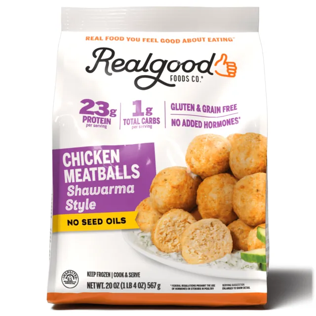 The Real Good Food Co. Shawarma Style Chicken Meatballs