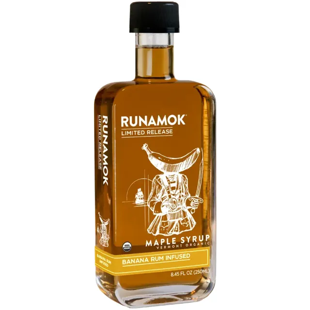 Runamok Maple Banana Rum Infused Maple Syrup