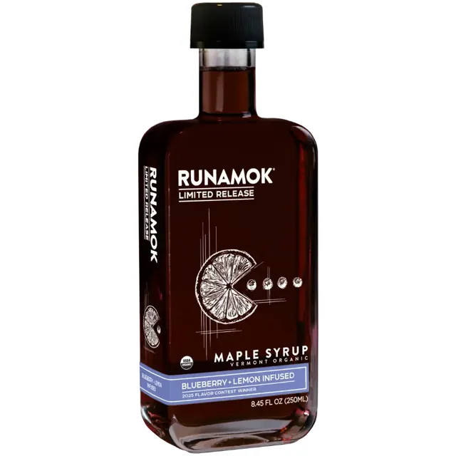 Runamok Maple Blueberry + Lemon Infused Maple Syrup