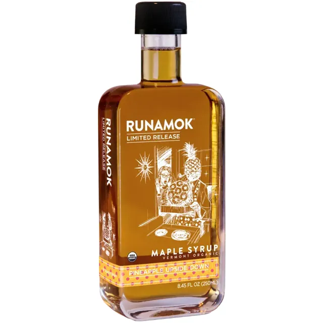Runamok Maple Pineapple Upside Down Infused Maple Syrup