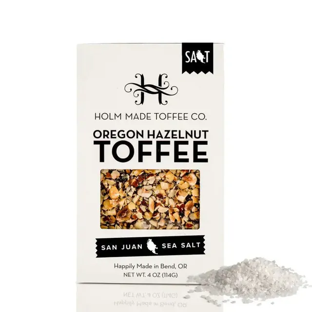 San Juan Island Sea Salt Holm Made Toffee X San Juan Sea Salt