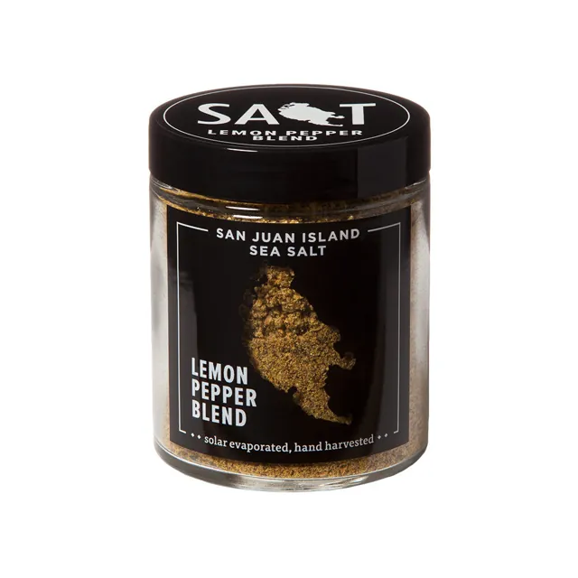 San Juan Island Sea Salt Lemon Pepper Blend