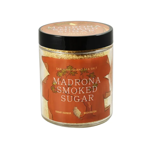 San Juan Island Sea Salt Madrona Smoked Sugar