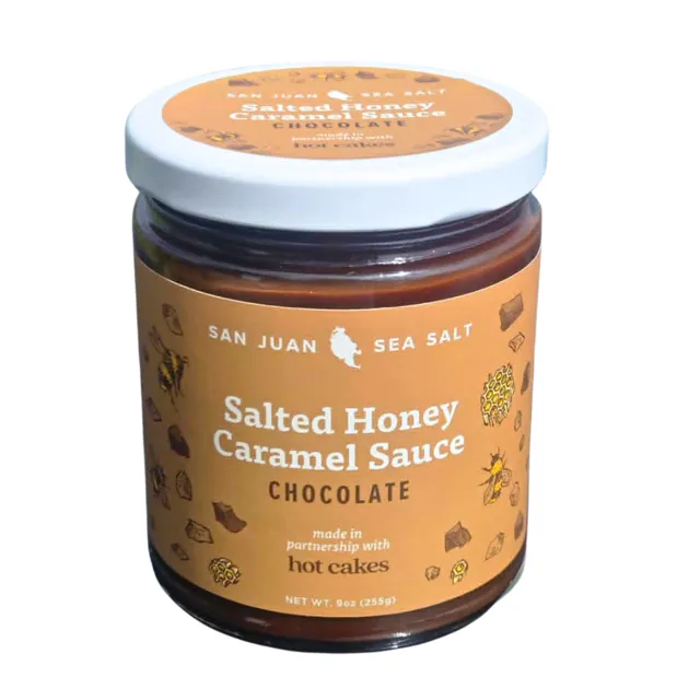 San Juan Island Sea Salt Chocolate Salted Honey Caramel Sauce