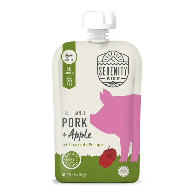 Serenity Kids Pork & Apple with Organic Veggies