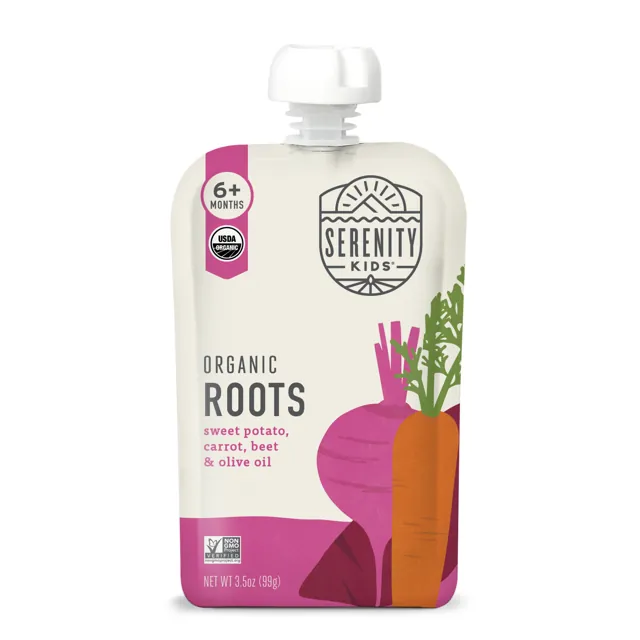 Serenity Kids Roots USDA Organic Veggies with Olive Oil