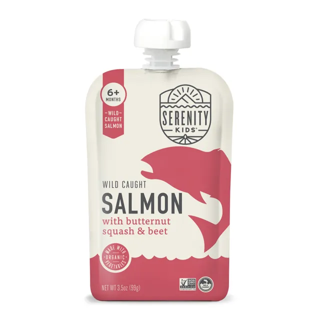 Serenity Kids Wild-Caught Salmon with Organic Veggies