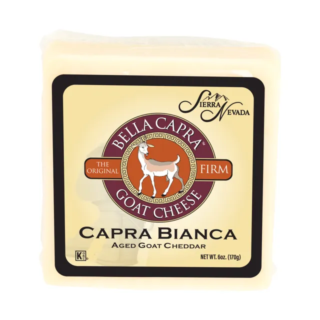 Sierra Nevada Cheese Co. Capra Bianca Aged Goat Cheddar