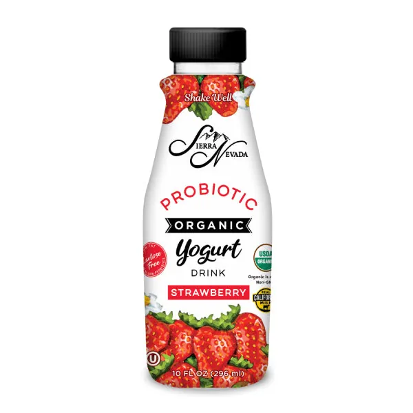 Sierra Nevada Cheese Co. Organic Drinkable Yogurt – Strawberry
