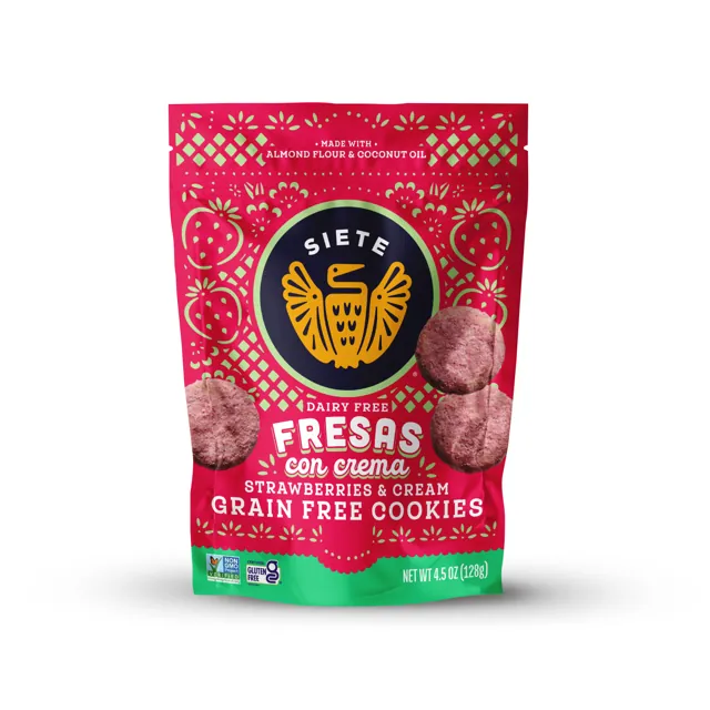 Siete Grain-Free Fresas con Crema Cookies