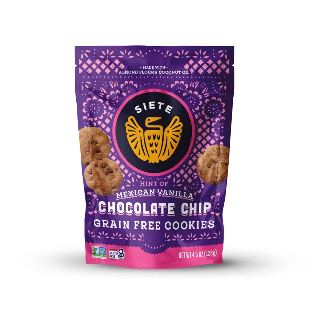 Siete Grain-Free Chocolate Chip Cookies with a Hint of Mexican Vanilla
