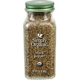 Simply Organic Black Pepper, Medium Grind