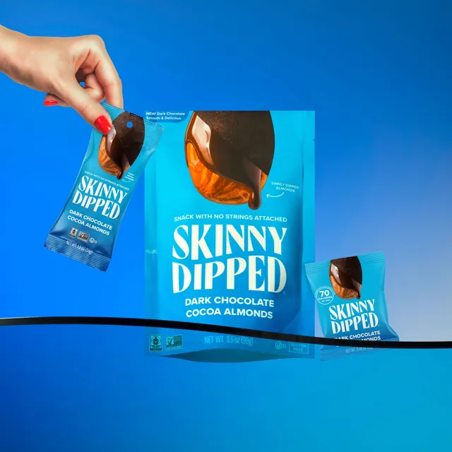 SkinnyDipped Dark Chocolate Cocoa Almonds