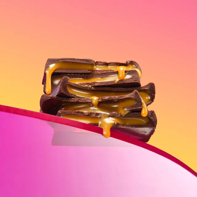 SkinnyDipped Dark Chocolate Salted Caramel Bites