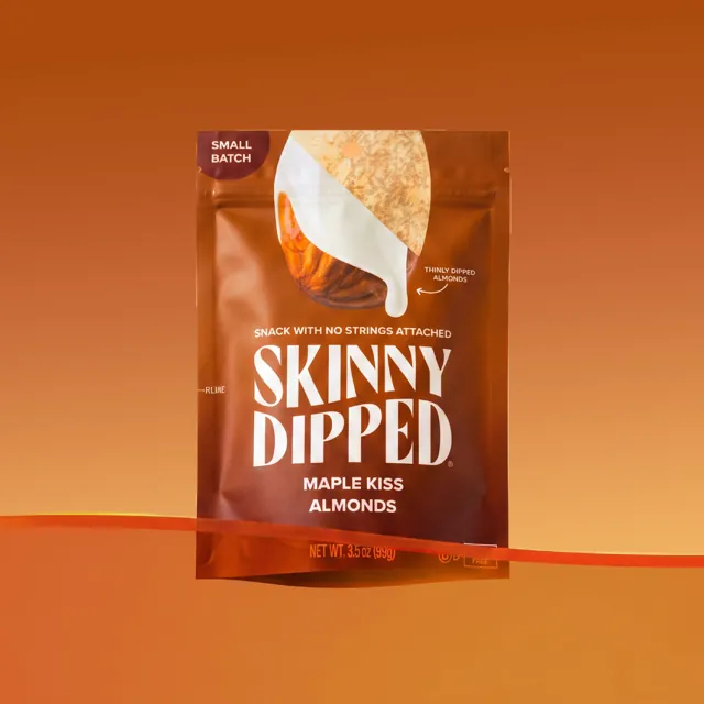 SkinnyDipped Maple Kiss Almonds