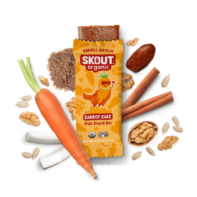 Skout Organic Carrot Cake Kids Bar