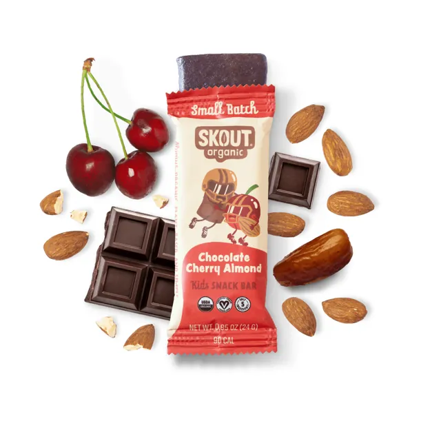 Skout Organic Chocolate Cherry Almond Kids Bar