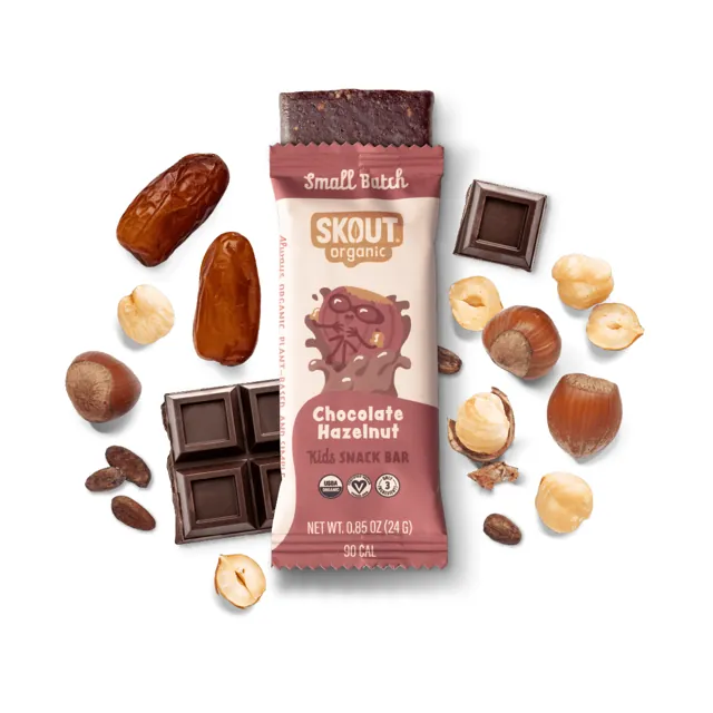 Skout Organic Chocolate Hazelnut Kids Bar