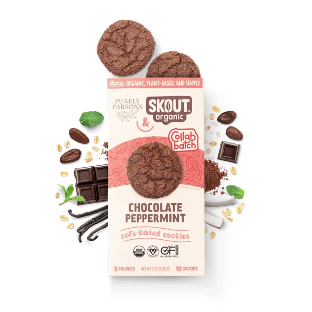 Skout Organic Chocolate Peppermint Soft Baked Cookies