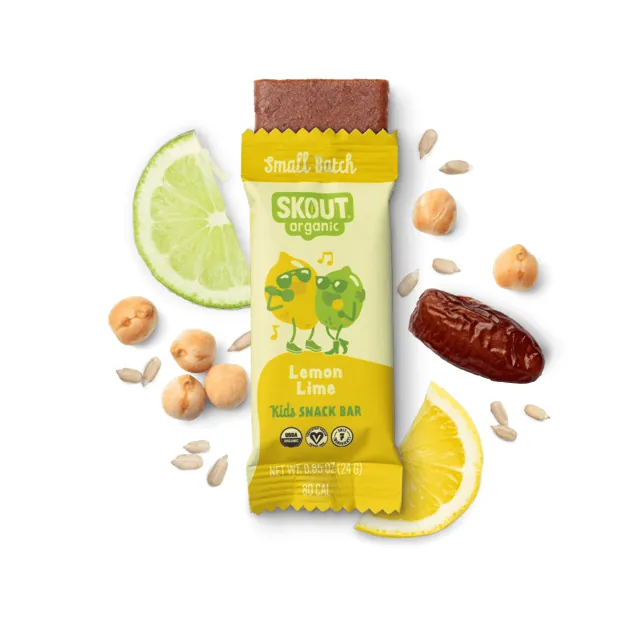 Skout Organic Lemon Lime Kids Bar