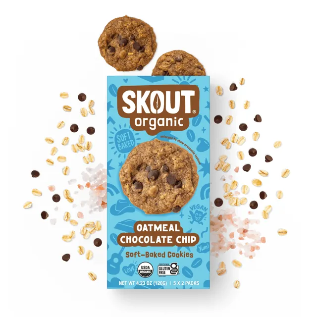Skout Organic Oatmeal Chocolate Chip Soft Baked Cookies