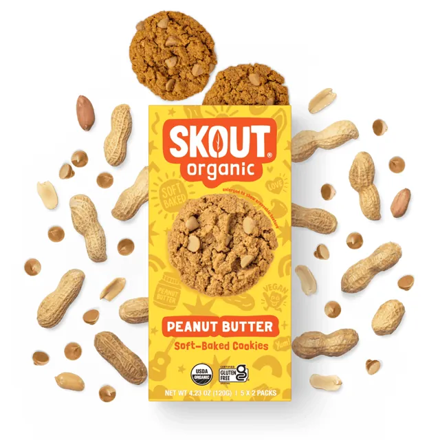 Skout Organic Peanut Butter Soft Baked Cookies
