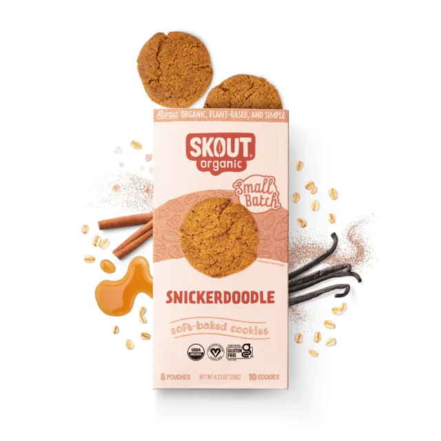 Skout Organic Snickerdoodle Soft Baked Cookies