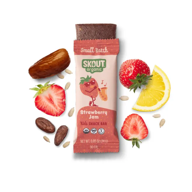 Skout Organic Strawberry Jam Kids Bar