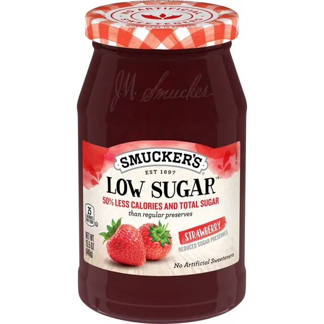 Smucker's Low Sugar Reduced Sugar Strawberry Preserves