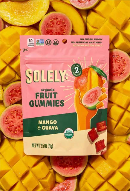 Solely Organic Mango Guava Gummies