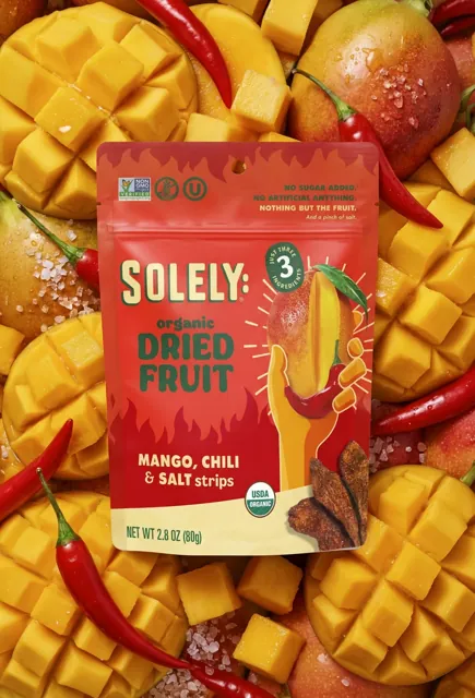 Solely Organic Mango Strips with Chili and Salt