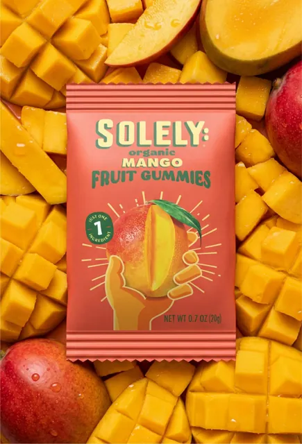 Solely Organic Mango Whole Fruit Gummies