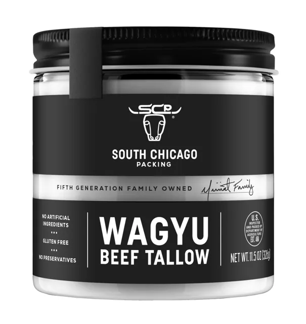 South Chicago Packing Wagyu Beef Tallow Glass Jar