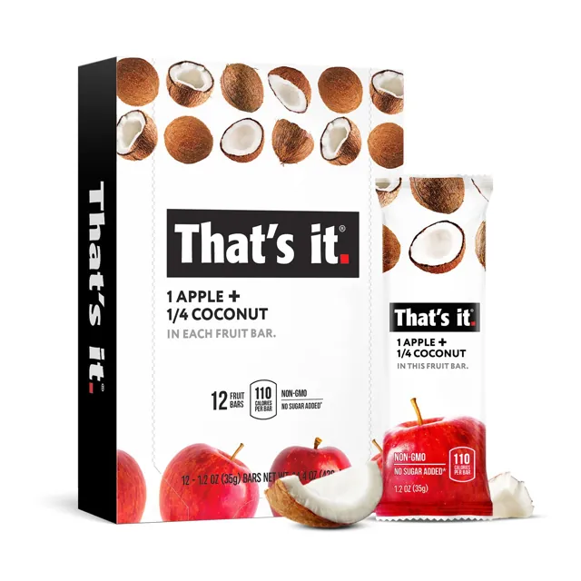 That's it Apple + Coconut Fruit Bars
